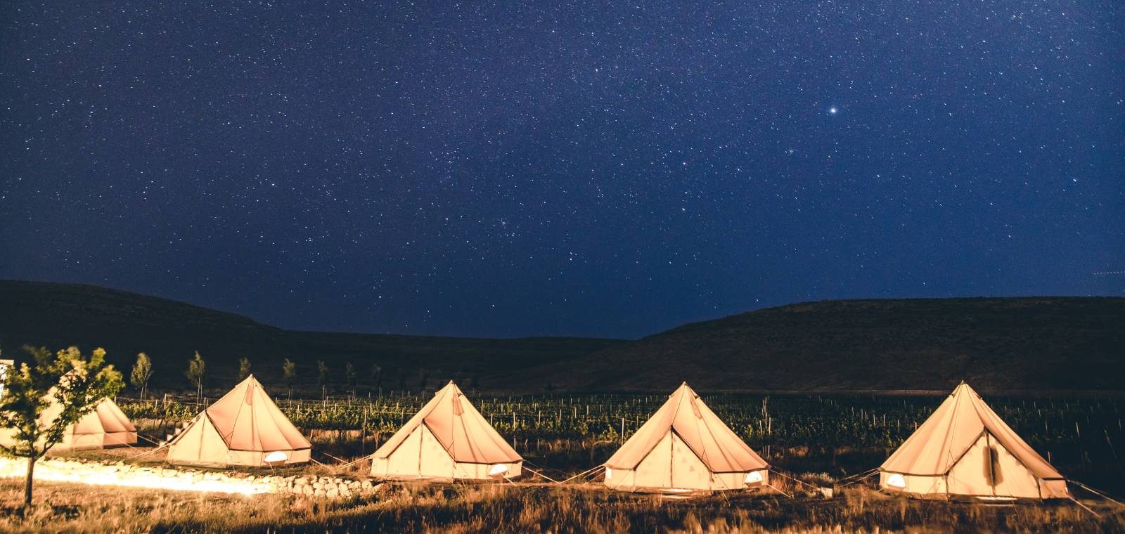 pop up glamping in the desert israel