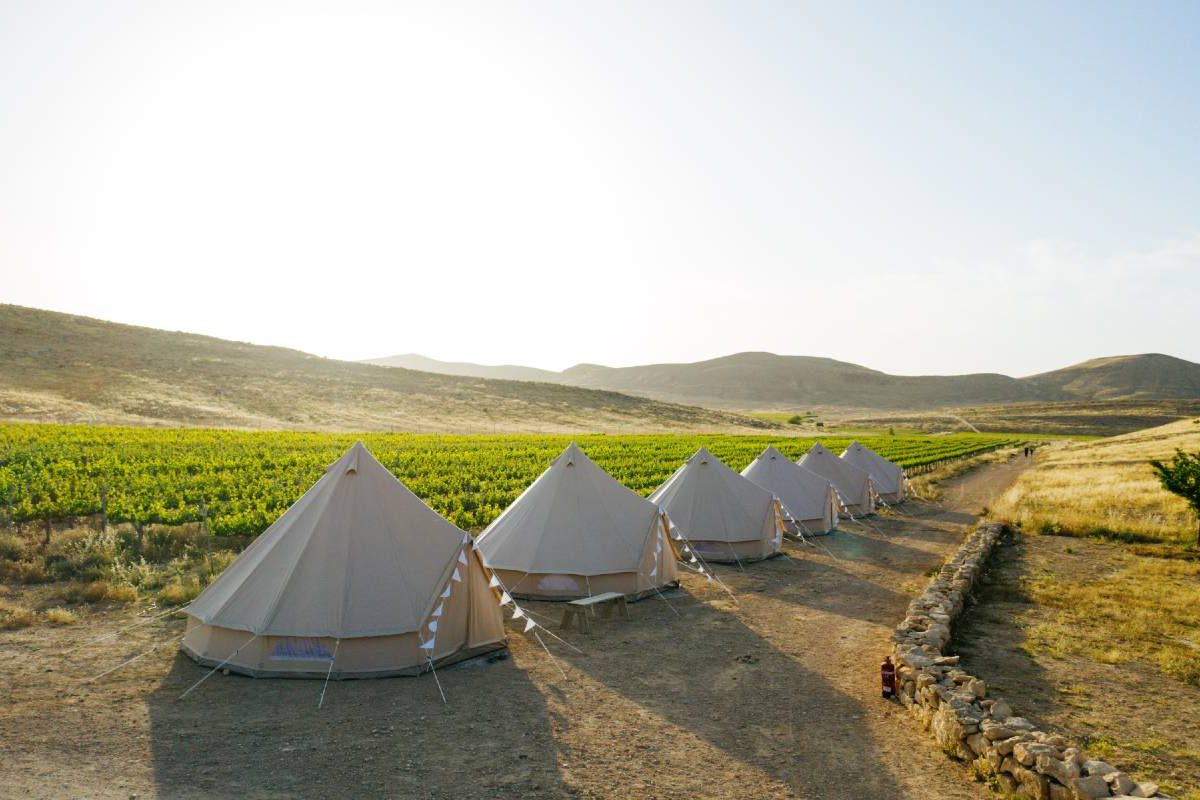 glamping israel in the desert