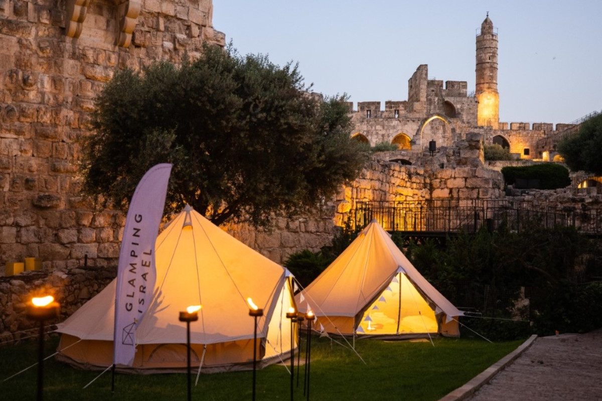 Glamping in Tower of David