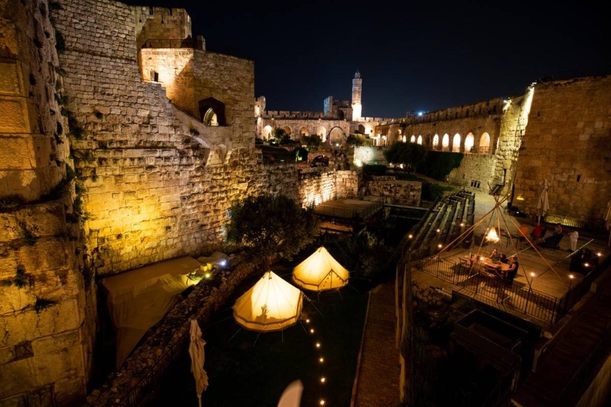 Glamping in Tower of David