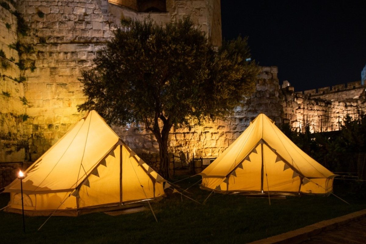 Glamping in Tower of David